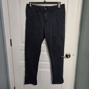 Chubbies Everyday Pants Navy Blue Elastic Chinos Mens Medium Travel Comfort Golf